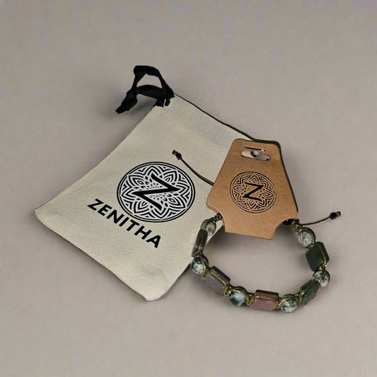 handmade shamballa bracelet indian agate natural tree agate package